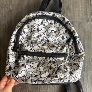 Snoopy Patterned Backpack